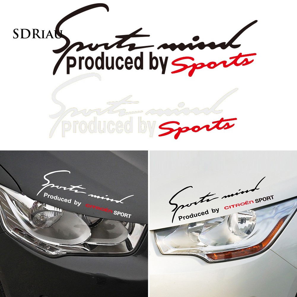 Decal dán trang trí phản quang họa tiết hình chữ cái cho xe hơi/xe tải