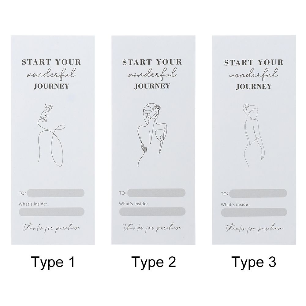 Set 50 miếng dán trang trí in chữ Thank You 6*15cm đa năng