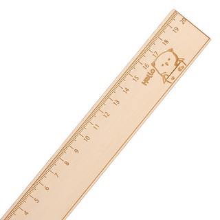 🔹Thước Gỗ Đầu Thú 20cm
