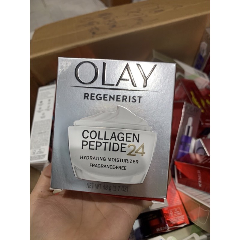 [New] Kem Olay Collagen Peptide 24 chuyên dành cho da khô