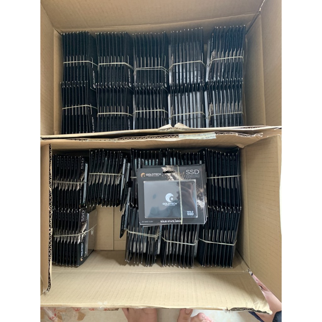 Ổ cứng SSD 120Gb Goldtech sata3 tặng kèm dây sata