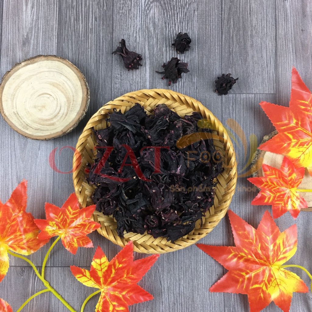 [BÁN SỈ] Hoa atiso đỏ (bụp giấm/hibiscus) sấy khô loại đẹp O.ZAT Food 500g -1kg mát gan giải nhiệt dưỡng tâm an thần
