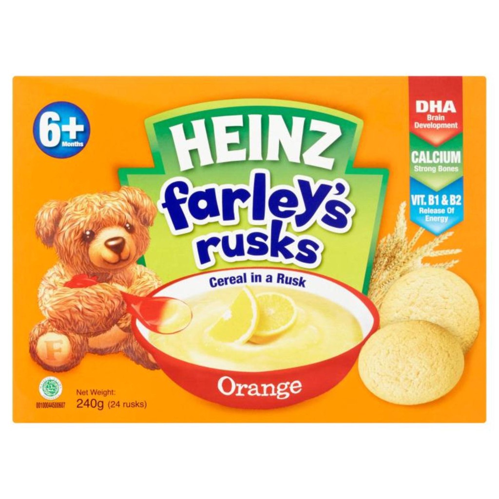 Bánh quy ăn dặm Heinz Farley's Rusks 120g cho bé ăn dặm từ 6 tháng tuổi. Date 6/2023 - Sweet Baby House