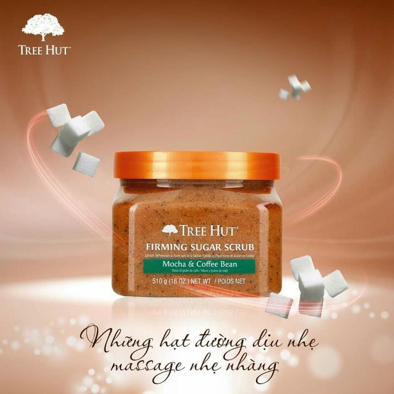 TẨY TẾ BÀO CHẾT CƠ THỂ TREE HUT FIRMING SUGAR SCRUB MOCHA & COFFEE BEAN-NEW