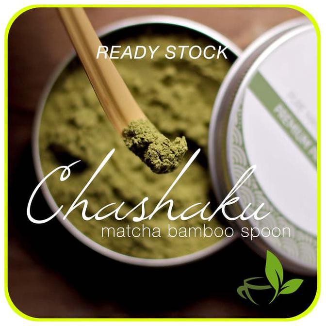 Mới Muỗng Tre Chashaku Màu Xanh Matcha