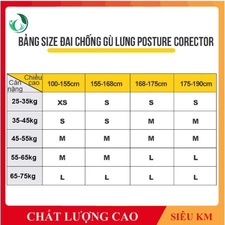 [ HÀNG LOẠI 1 ] Đai Chống Gù Lưng Tiêu chuẩn Chỉnh Hình  Cột Sống Lưng . Đóng Hộp Cao Cấp,Đai chống gù lưng