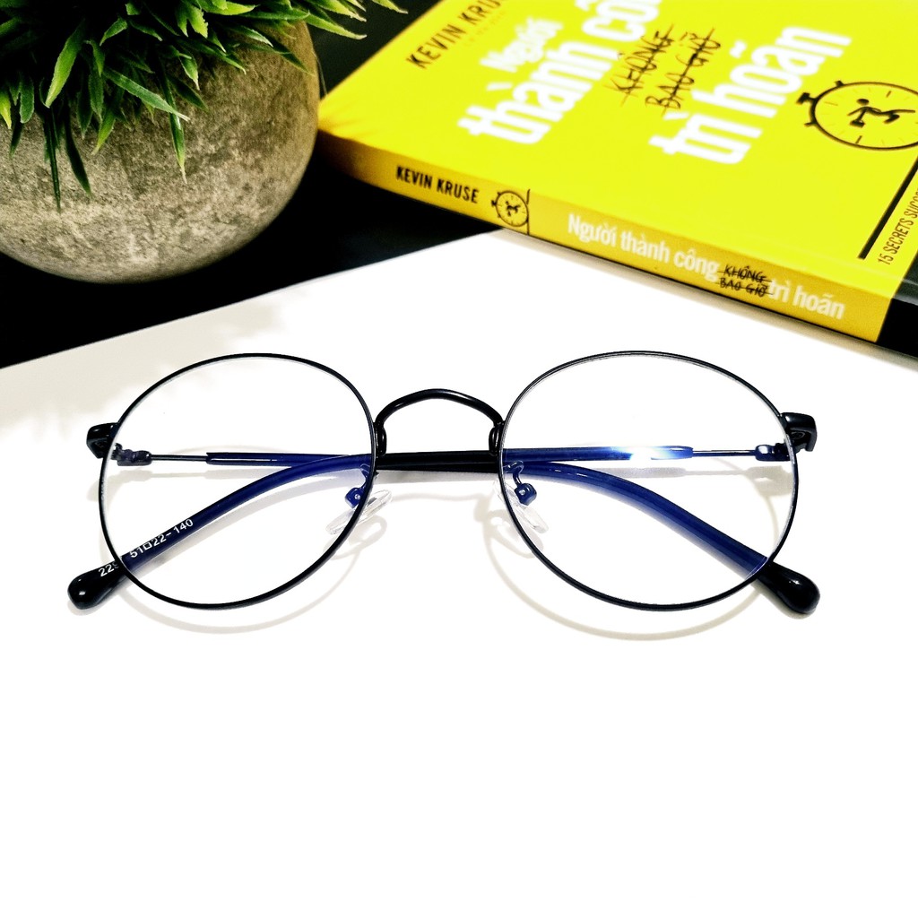 Gọng kính kim loại nobita Glasses Garden vintage 2297 - Có lắp mắt cận theo yêu cầu | BigBuy360 - bigbuy360.vn