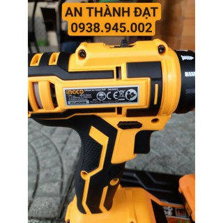 MÁY KHOAN PIN INGCO 20V (3 CHỨC NĂNG) CHUYÊN DÙNG MODEL: CIDLI200215