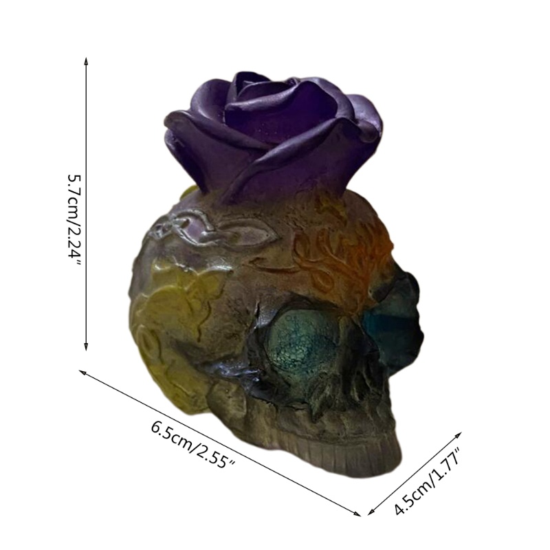 Khuôn Làm Xà Phòng Hình Đầu Lâu Hoa Độc Đáo