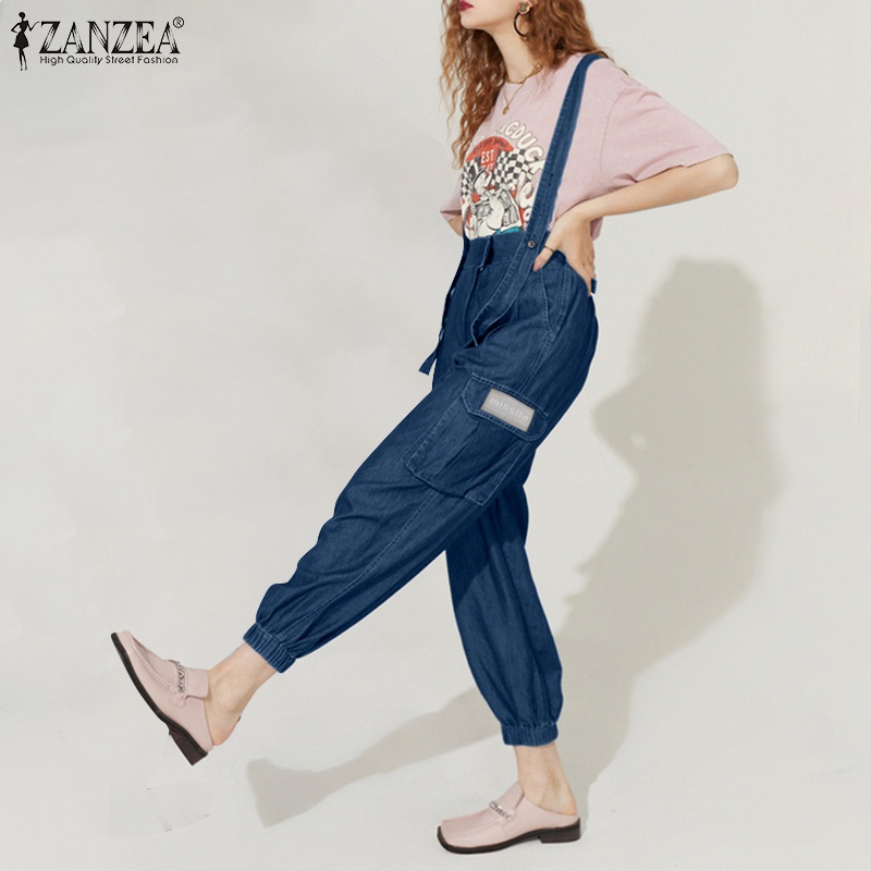 Quần yếm Zanzea dáng dài thời trang cho nữ