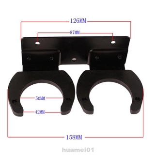 Organizer Accessories Space Saving Black Double Hook Easy Install Dual-use Wireless Microphone Hanger