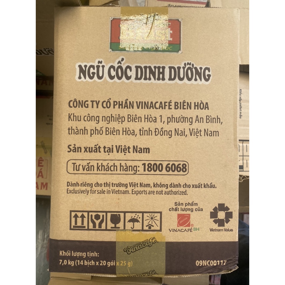 Combo 2 Bịch Sữa Hạt Ngũ Cốc dinh dưỡng B'Fast Canxi - Bịch 20 Gói x 2 x 25g