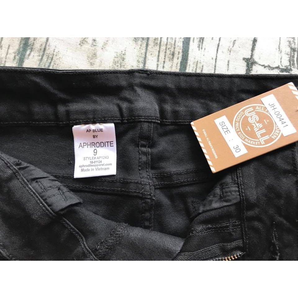 Quần Jeans đen xuất Mỹ - hàng big size co giãn thoải mái