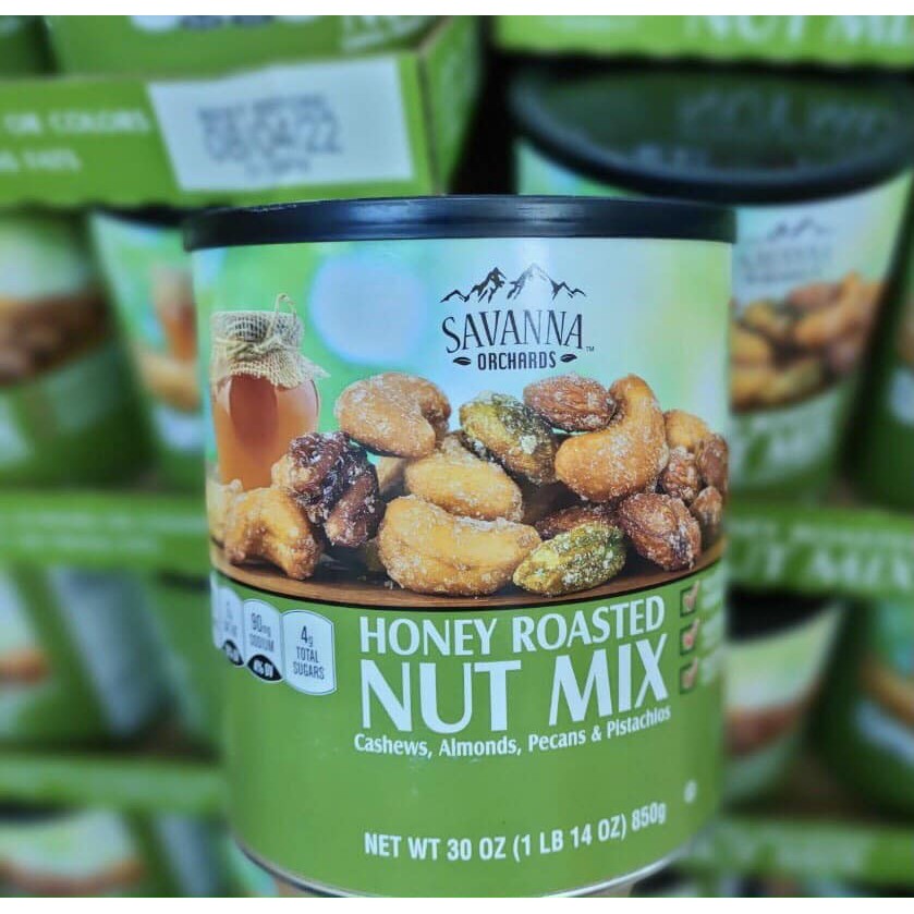 Hạt hỗn hợp tẩm mật ong Gourmet Honey Roasted Nut Mix 850g Mỹ
