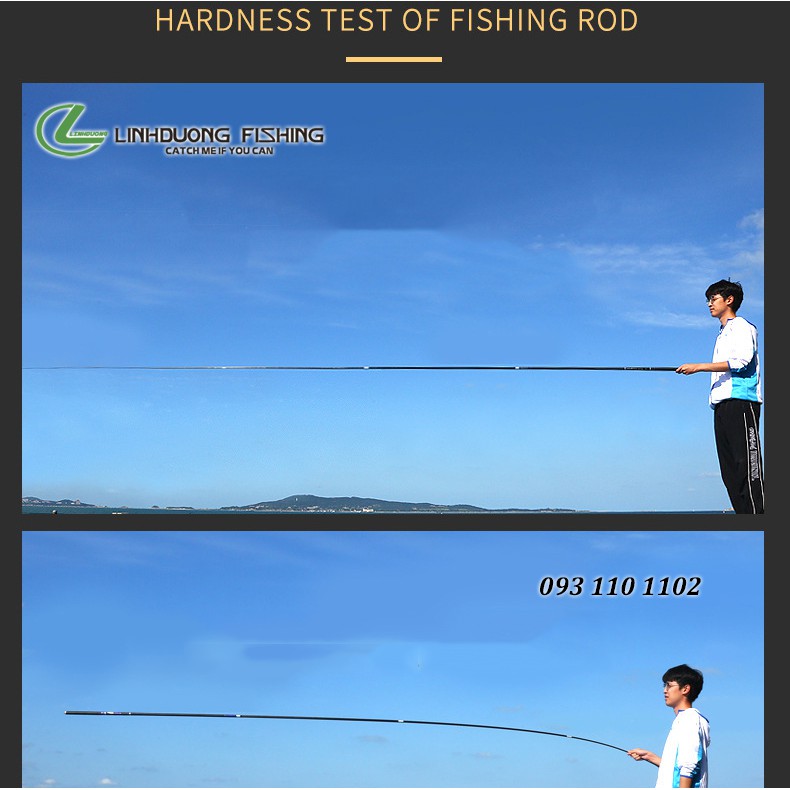 Cần câu tay Song Bảo - Kinh Lôi siêu nhẹ độ cứng 3H tinh tế.