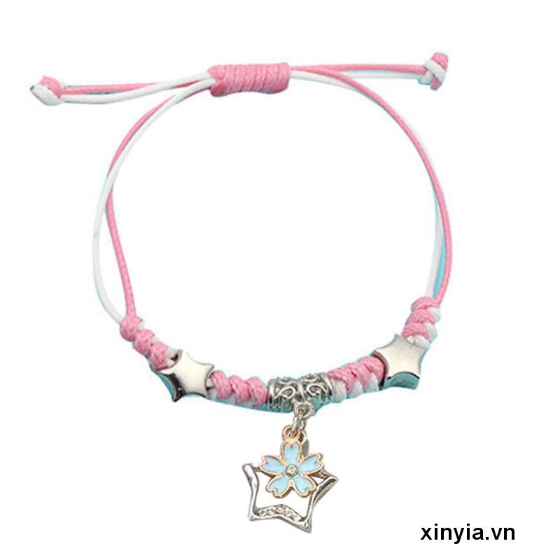 Set 3 Vòng Tay May Mắn Dạ Quang Mặt Trăng / Hoa Thời Trang Cho Cặp Đôi