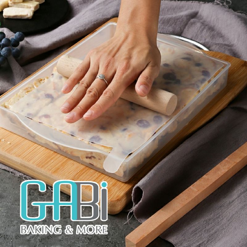 Bộ khuôn nhựa làm kẹo nougat, bánh bông tuyết