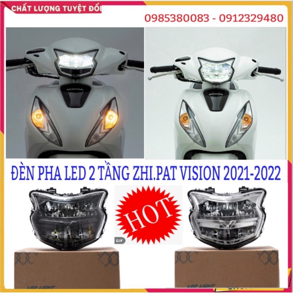 [ZHIPAT] - Đèn Pha Led 2 tầng Vision 2021 Vision 2022 VISION 2023 - Zhi.pat Chóa Đèn Pha Led Vision 2021 110