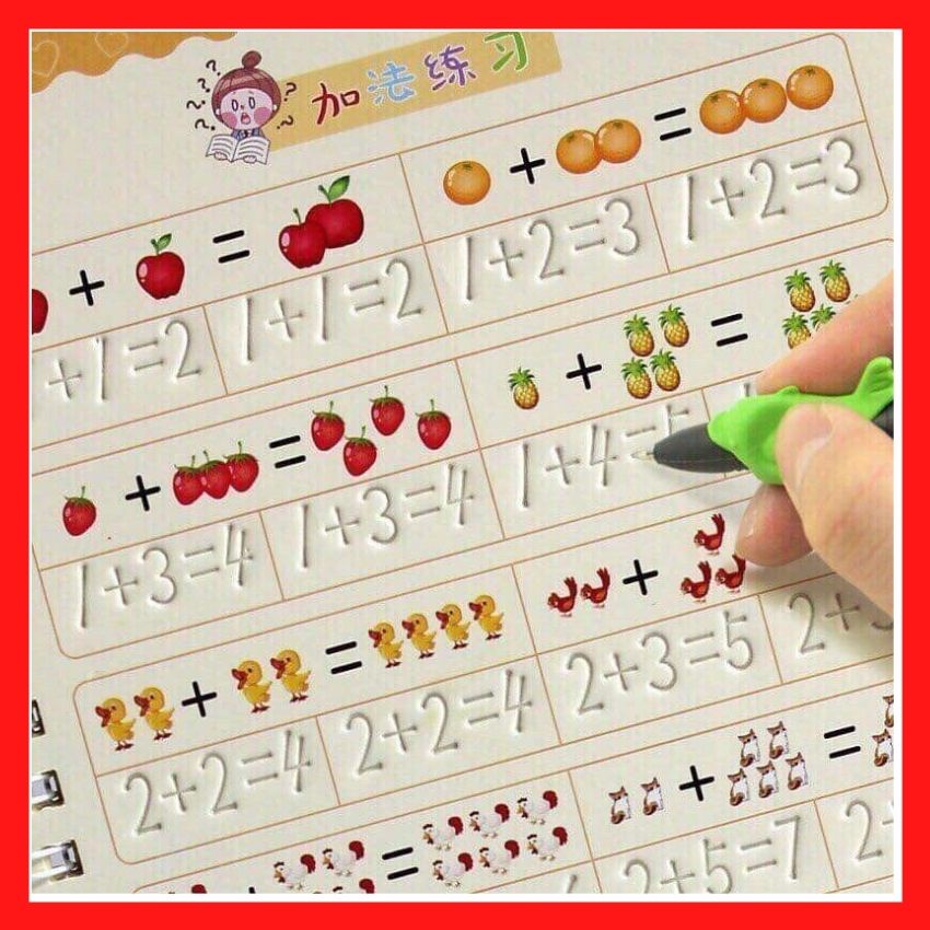 3 cuon tô màu; tập viết chữ và số