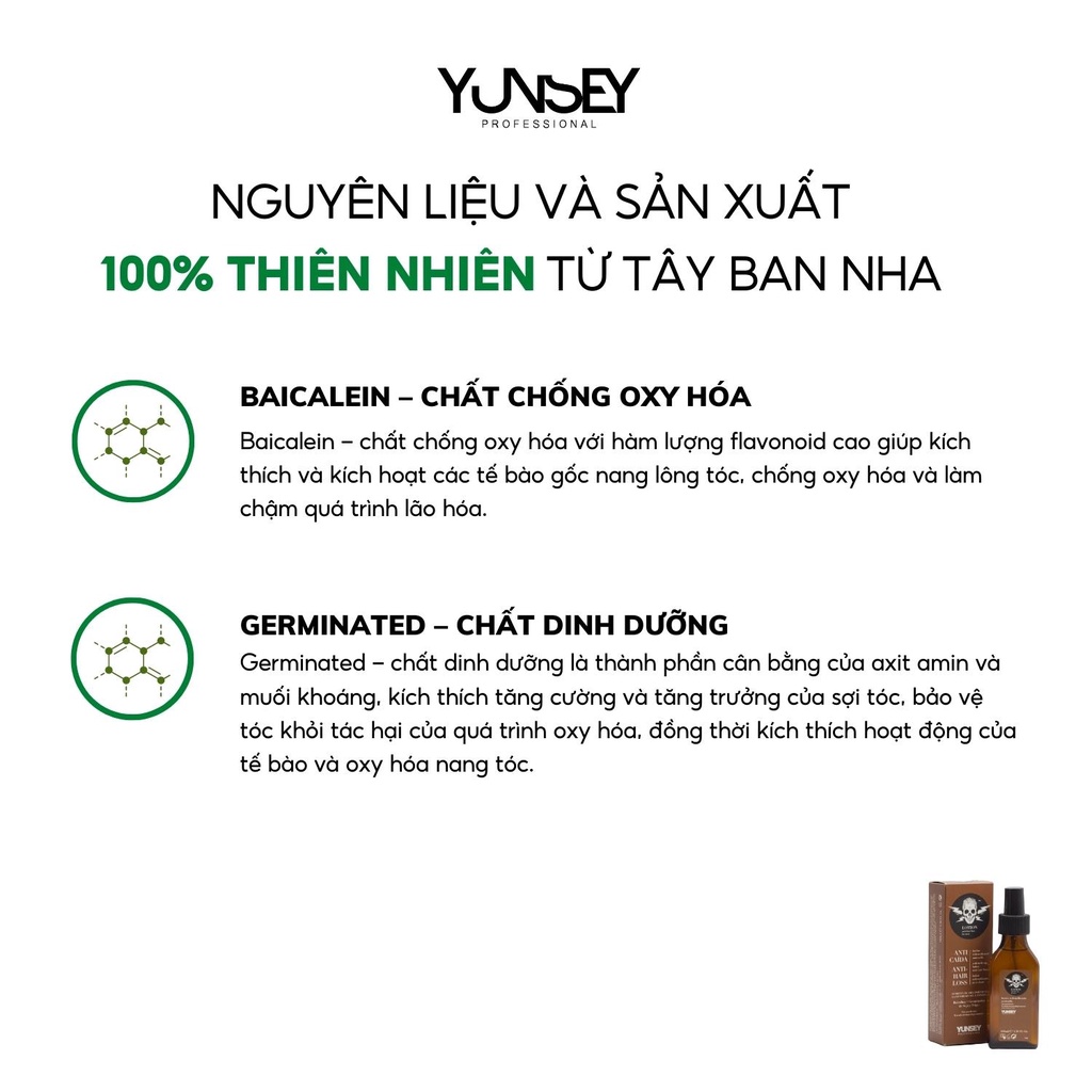 Tinh Chất Giảm Rụng Tóc Yunsey Anti Hair Loss Lotion For Men 100ML