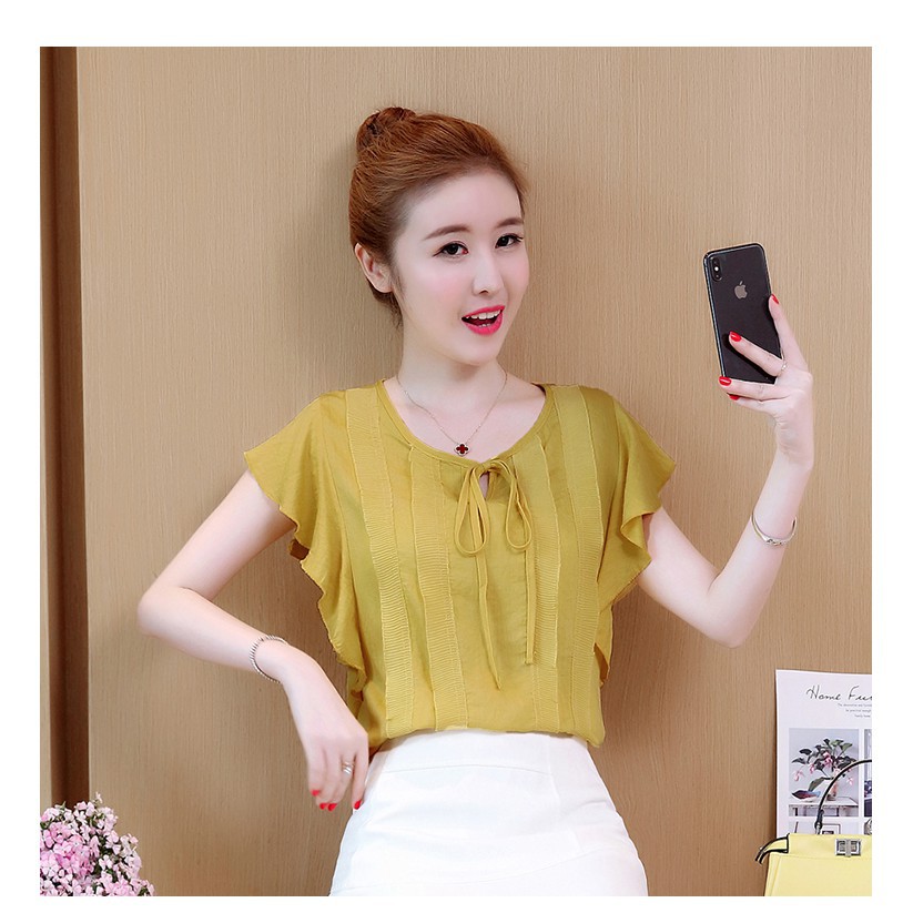 FREESHIP ĐƠN 99K_ Áo blouse nữ thời trang phong cách Hàn quốc