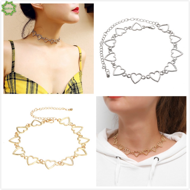 Vòng Cổ Choker Mặt Trái Tim Thời Trang Nữ Tính | BigBuy360 - bigbuy360.vn