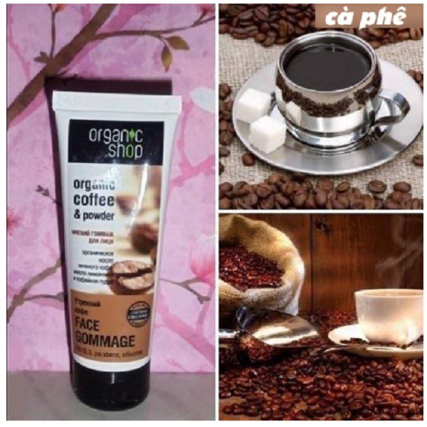 Kem Tẩy Da Chết Mặt Organic Shop 75ml Từ Nga