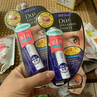 Keo dán mi giả D-UP eyelashes fixer ex - Nhật nội địa