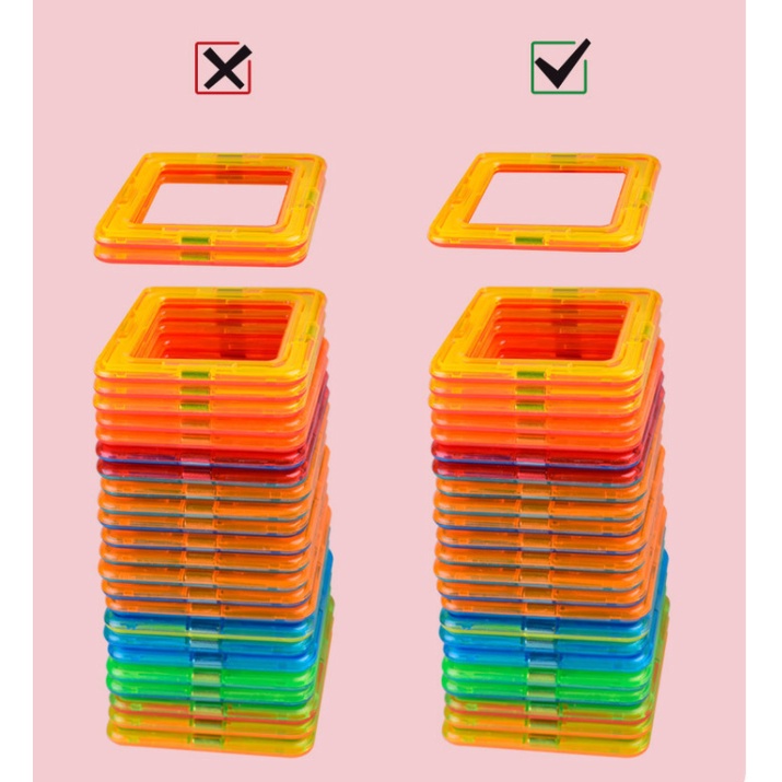Đồ chơi thông minh cho bé Hộp Xếp Hình Nam Châm 6501 42 chi tiết, đồ chơi giáo dục tư duy trẻ em giá rẻ B4KIDS