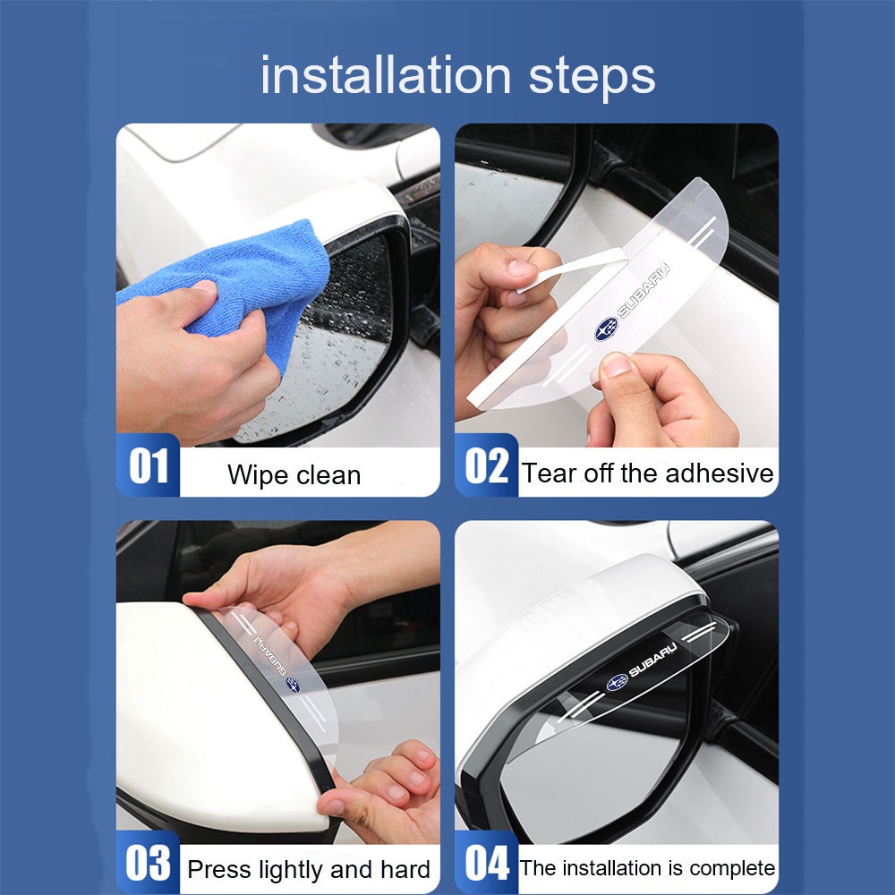 Miếng Dán Bảo Vệ Kính Chiếu Hậu Xe Hơi Subaru BRZ Forester Outback Impreza