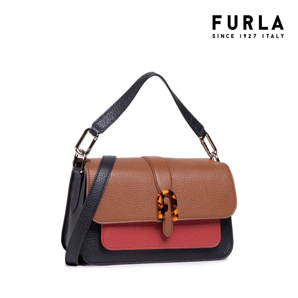 [Mã FAPRE4 giảm 10% đơn từ 1tr] Túi Nữ FURLA Sofia Grainy S Top Handle Vitello St Eracle Colorblock