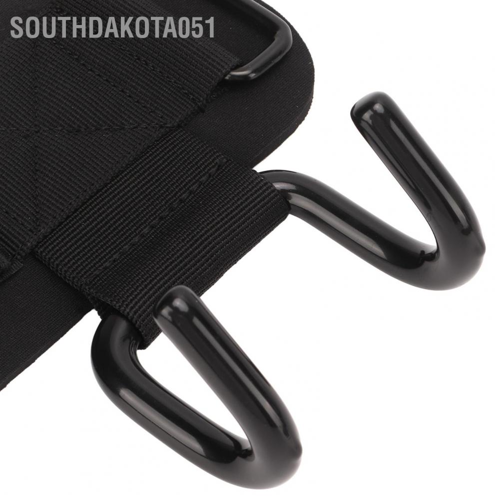 Southdakota051 2 cái Dây đeo cổ tay Thanh móc Nylon Thép có thể điều chỉnh Hỗ trợ Cổ Tay cầm đai cho Phòng tập Thể dục Đào tạo Cử tạ
