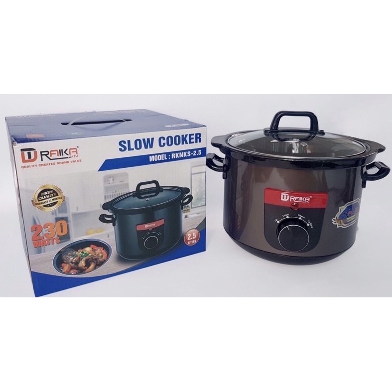 🐉Nồi Kho Cá - Hầm Chậm đa năng RaiKa - Đạt Tường 2,5Lít