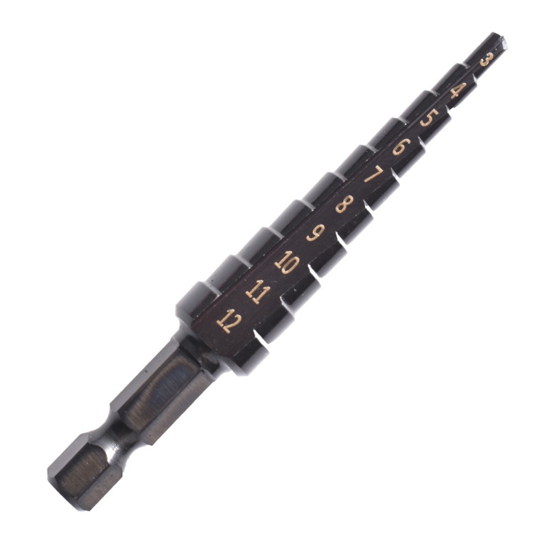 Bộ Mũi Khoan Bước Bằng Thép Titan Tốc Độ Cao Chuyên Dụng