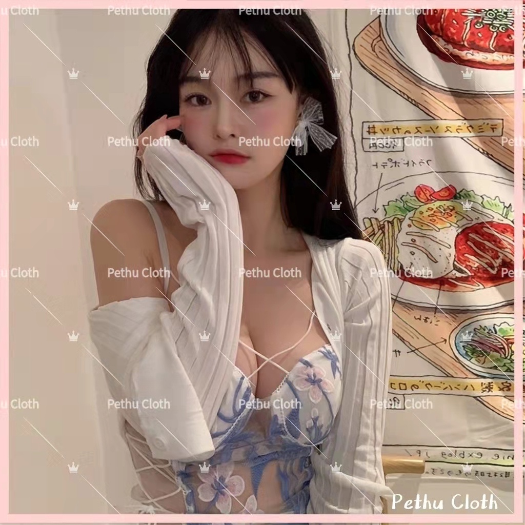 Áo Bra Ren 2 dây Hoa Lá Croptop Viền thoáng mát , mềm mịn HÀNG CAO CẤP