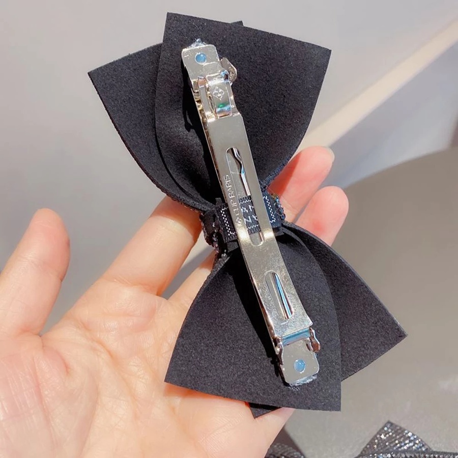 Kẹp tóc nơ đính đá toàn diện phong cách Hàn Quốc cho nữ