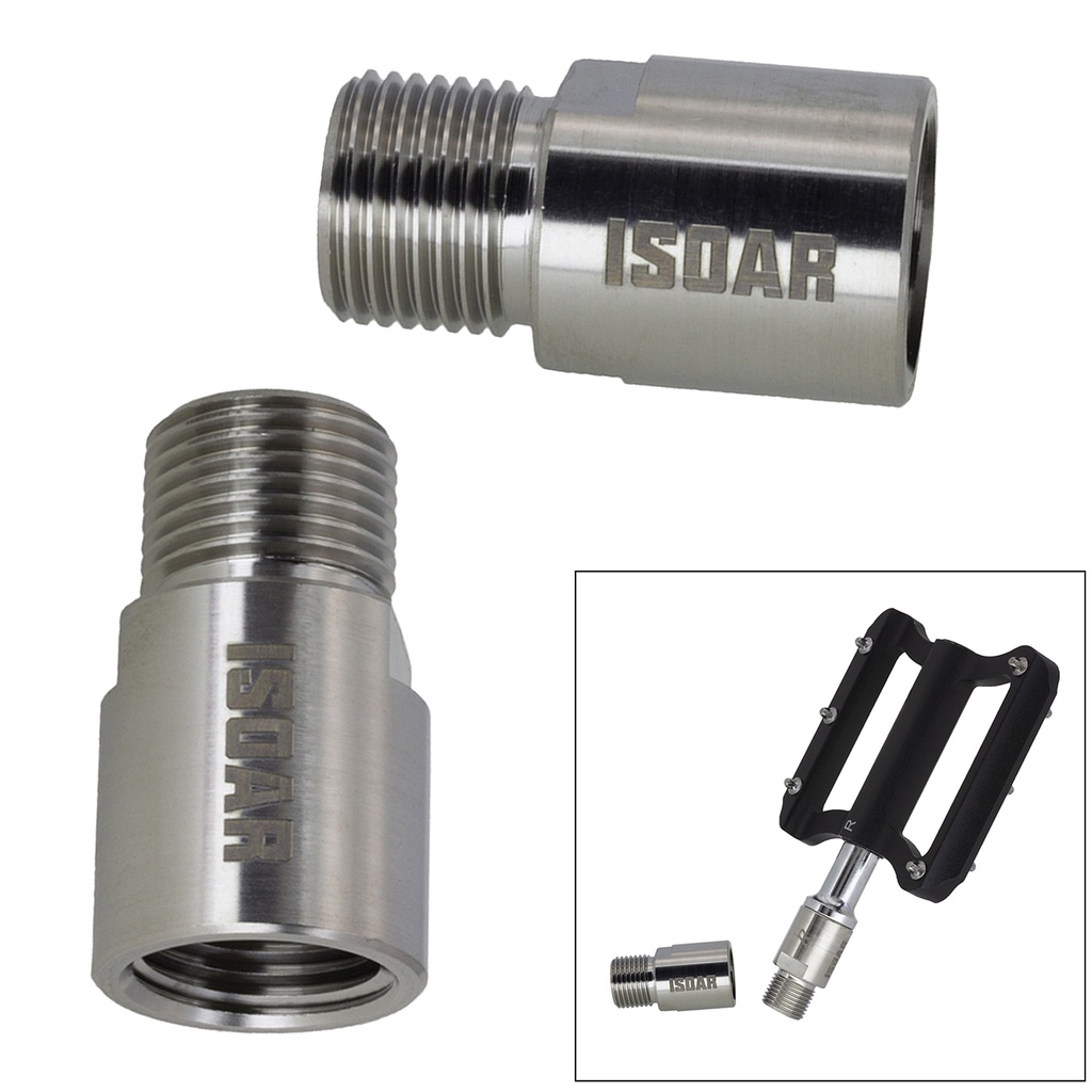 1 Cặp Bàn Đạp Xe Đạp Nối Dài Có Ốc Vít 9 / 16 &quot;