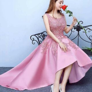 Đầm Xòe Đuôi Tôm Phối Ren