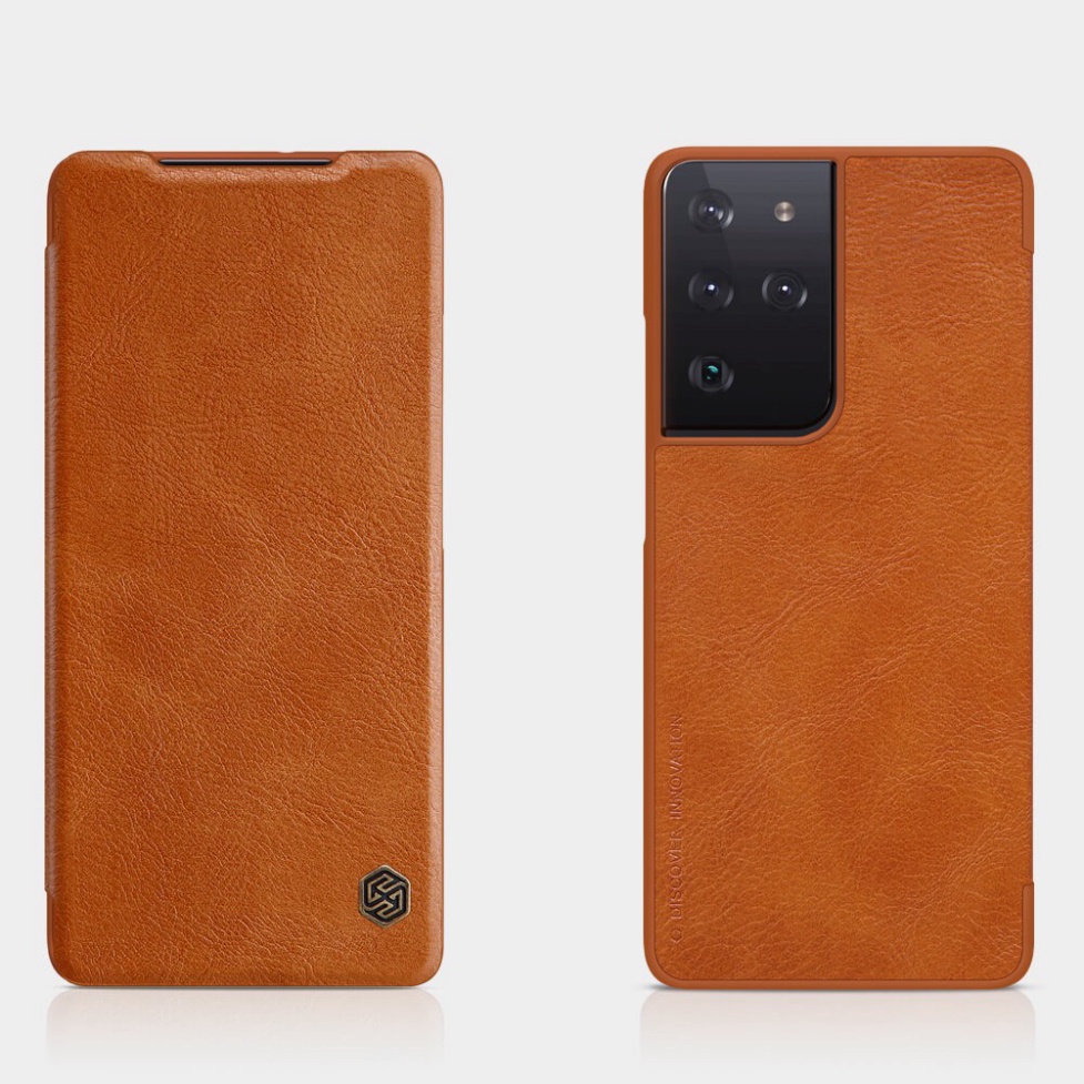 Bao da Galaxy S21/ S21 FE/ S21 Plus/ S21 Ultra hiệu Nillkin Qin