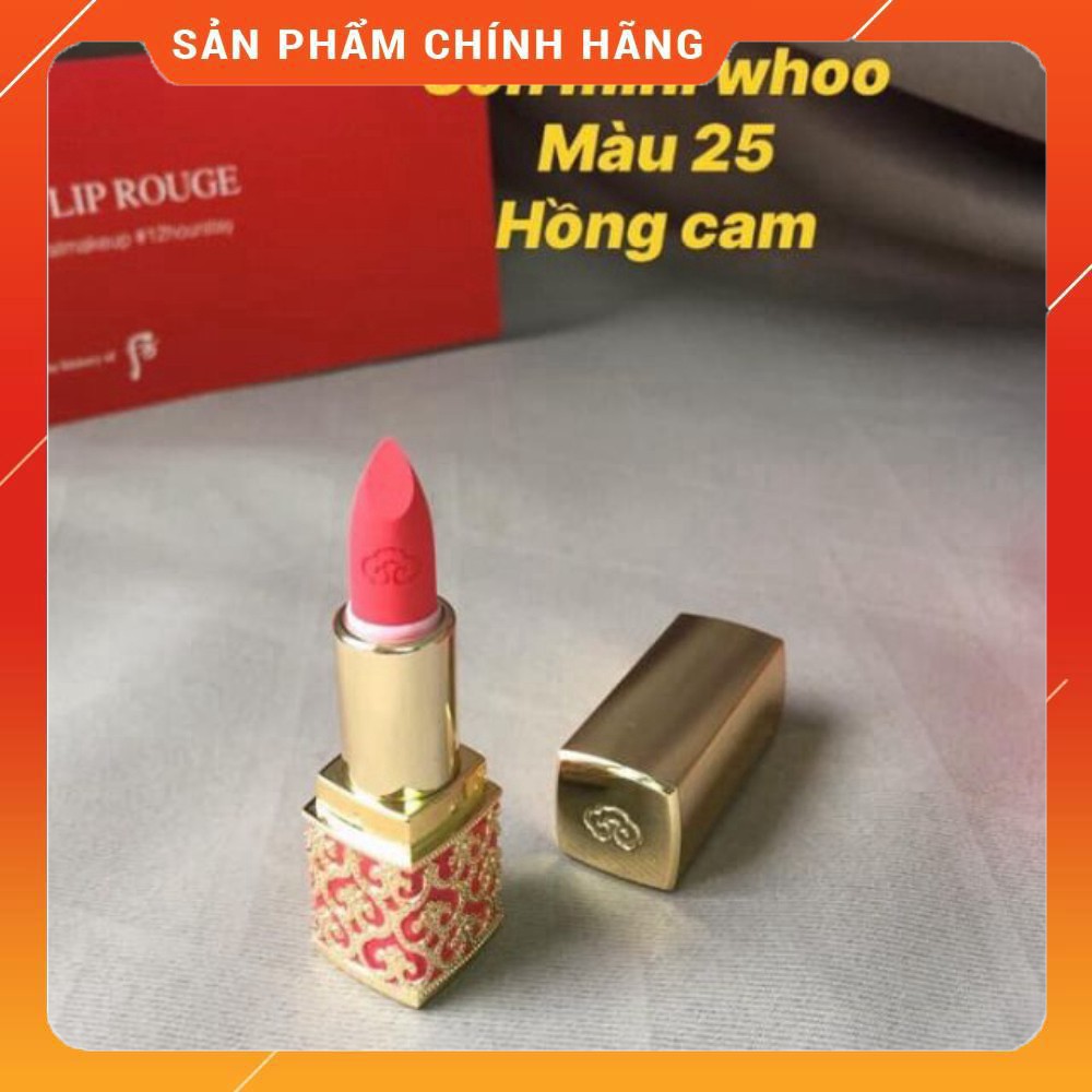 Son Whoo mini màu đỏ số 45 tách sét