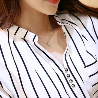 Áo sơ mi nữ kẻ sọc chất đẹp SM005