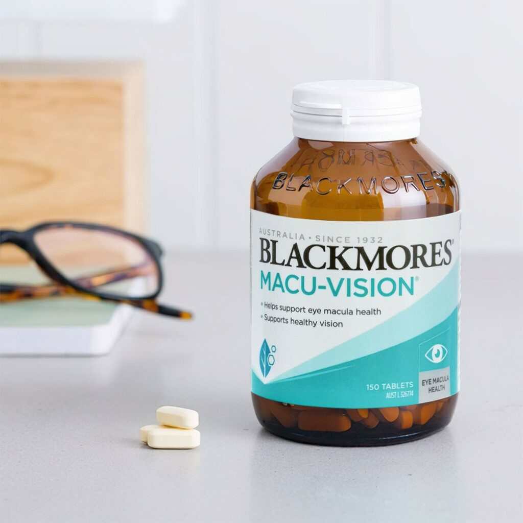 Bổ mắt Blackmores Macu Vision Hộp 30 Viên , 150 Viên - Hàng nội Địa - Phục Hồi Thị Lực , chống thoái hóa điểm vàng