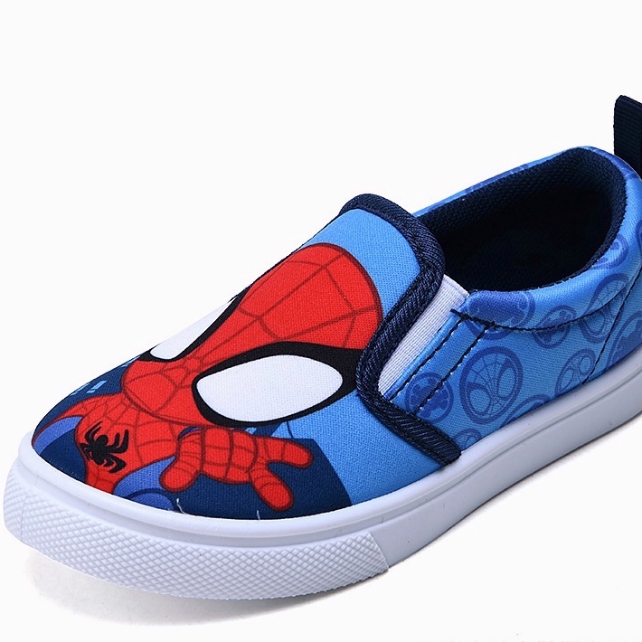 Giày Đi Trong Nhà In Hình Người Nhện Kiểu Hàn Quốc Cho Bé