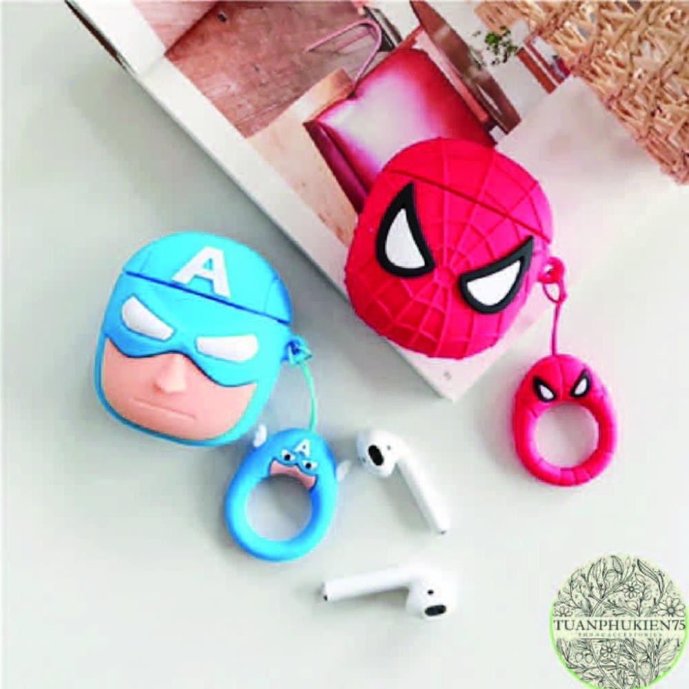 Airpods Case ⚡ Freeship ⚡ AVENGERS Case Tai Nghe Không Dây Airpods 1/ 2/ i12 - TGDĐ89