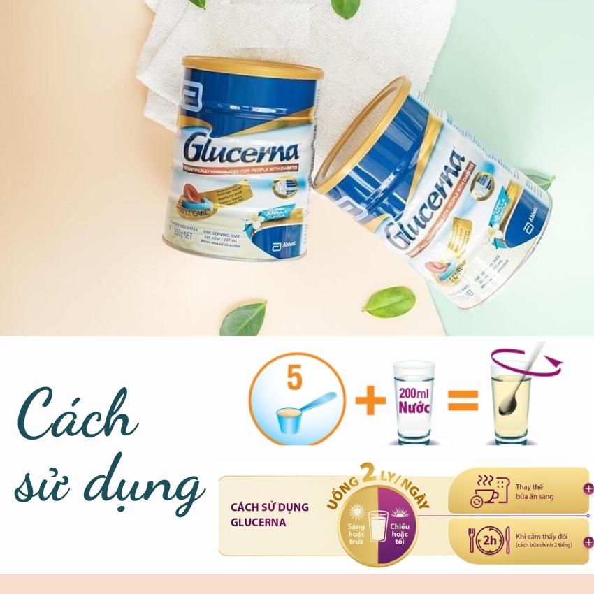 Sữa Glucerna 850gr Úc dành cho người tiểu đường Glucena-Hàng mới