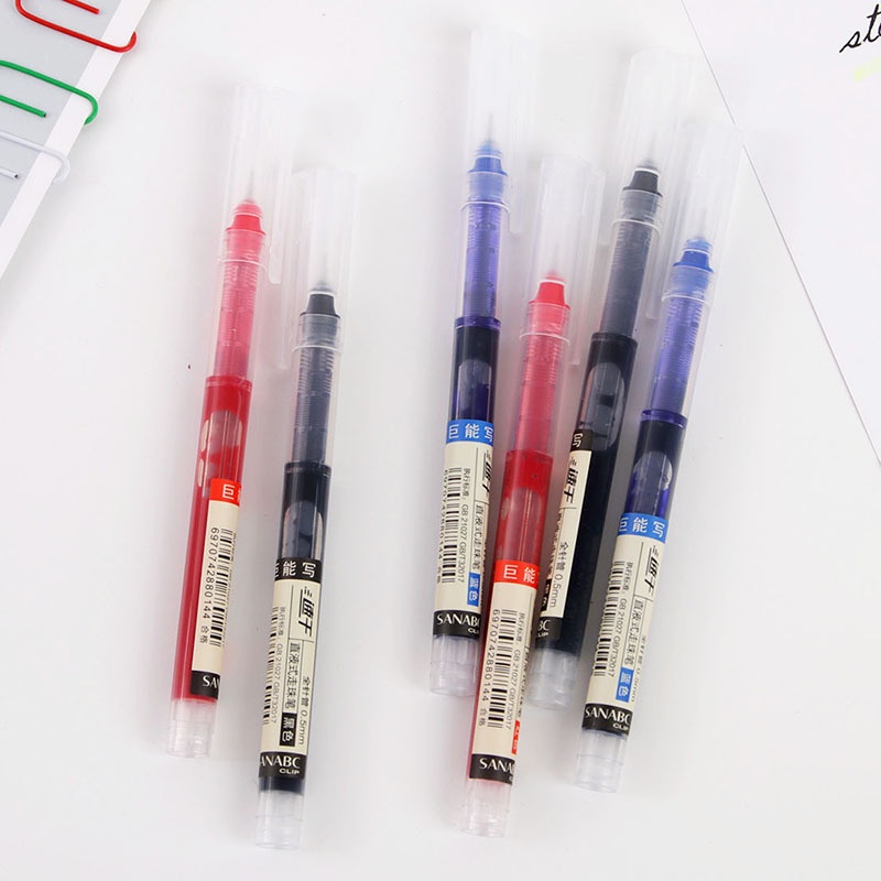 Bút Mực Nước Bút Bi Gel Ngòi 0.5mm Có Lọc Mực Đa Tầng VTL SHOP