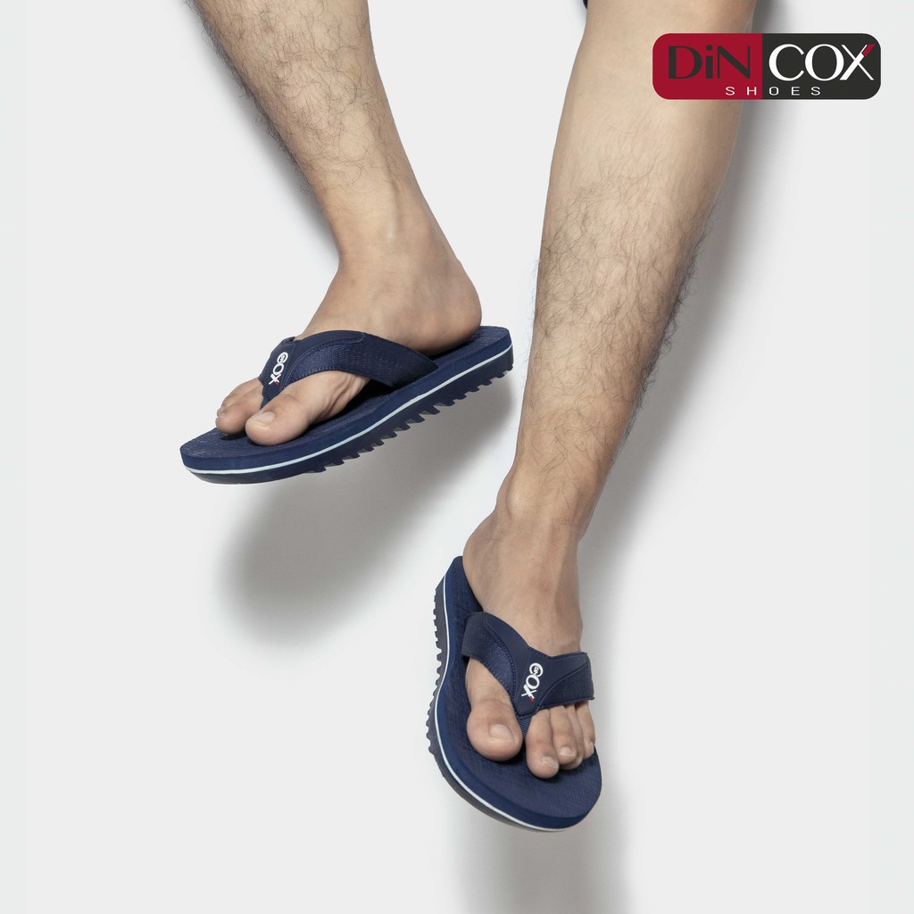 [Mã FASHIONMALLT4 giảm 15% tối đa 30K đơn 150k] COX Dép Nam Dincox S01 Navy [CHÍNH HÃNG]