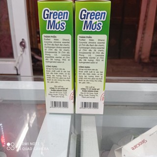 Xịt muỗi thảo dược Green mos