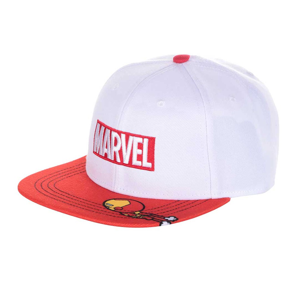 Mũ snapback Miniso Marvel (Trắng đỏ ) - Hàng chính hãng