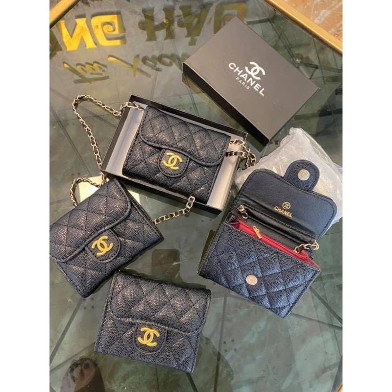 Ví Mini Da hạt kèm dây đeo chéo fullbox